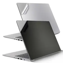 2pcs 10-17 inch Laptop Shell Skin Matte Waterproof Notebook Computer Body Cover PVC Self Adhesive Protective Film Home Office