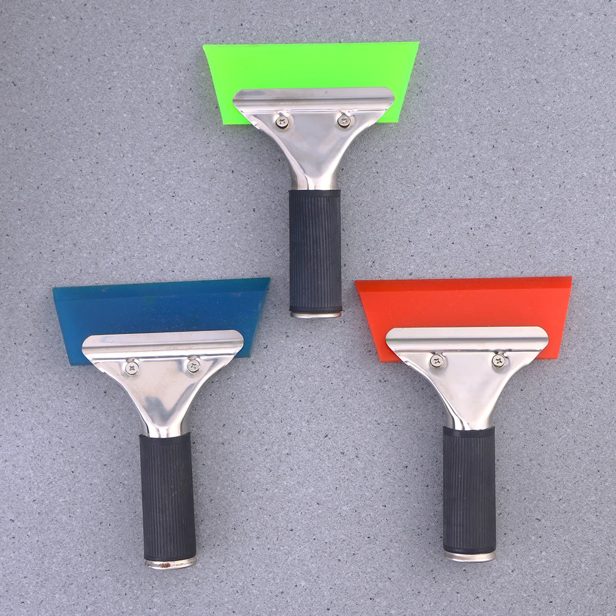 

Window Scraper Green Car Glass Mirror Cleaning Tool Squeegee Water Snow Ice Remover Non-Slip Handle Compact