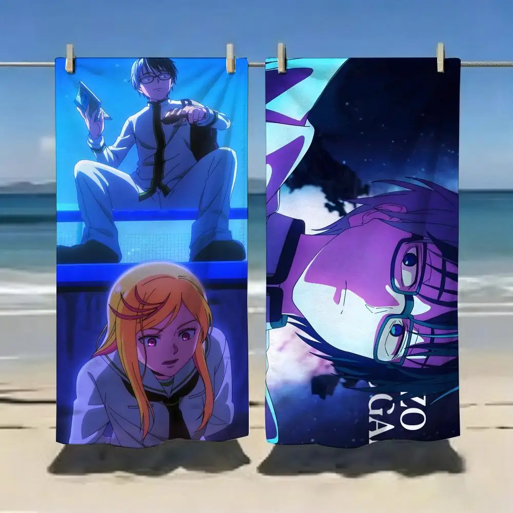 Shonen Jump Anime K-KILL BLUE Towel Microfiber soft Beach Towel for Travel Fitness Sauna Bathing Camping
