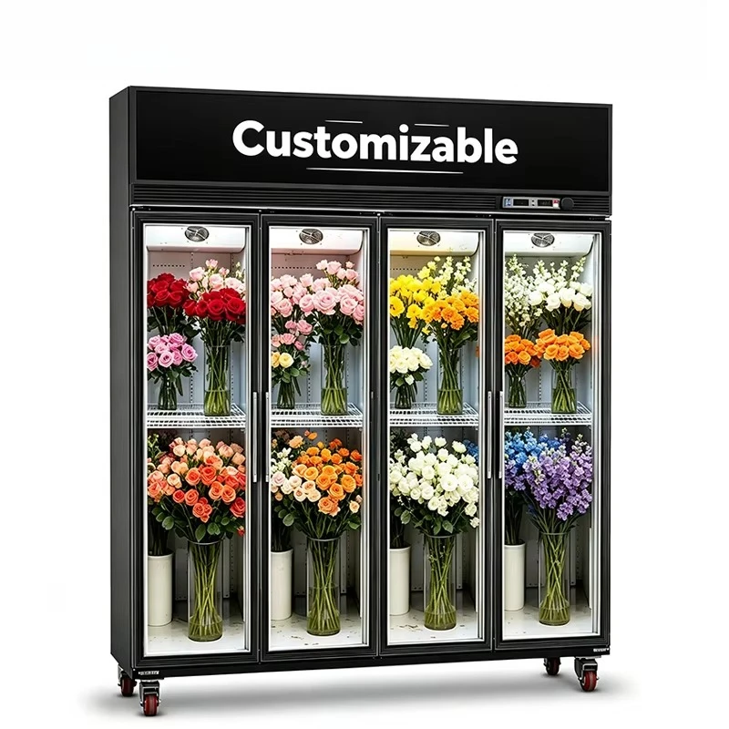 FOODLINE Commercial Fresh Flower Vending Machine Large Capacity Automatic Floral Vendor With Humidity Control Function
