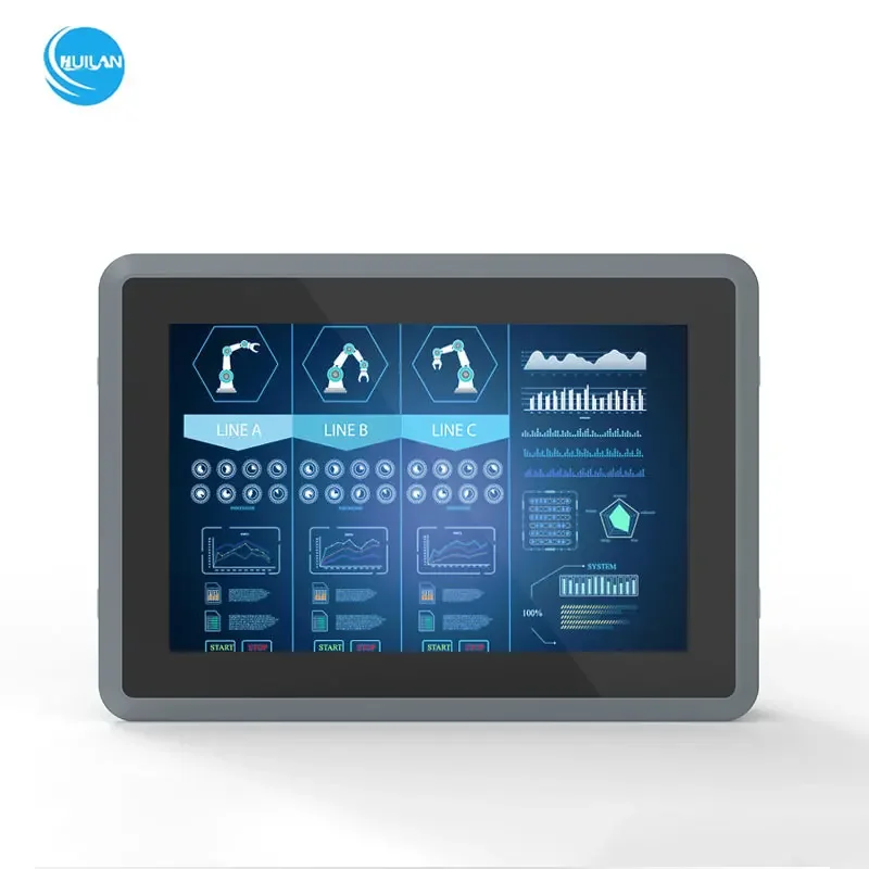 10.1 Industrial Panel Pc Industrial Display All in One Hmi Sim Cabinet for Industrial Control Equipment Pc