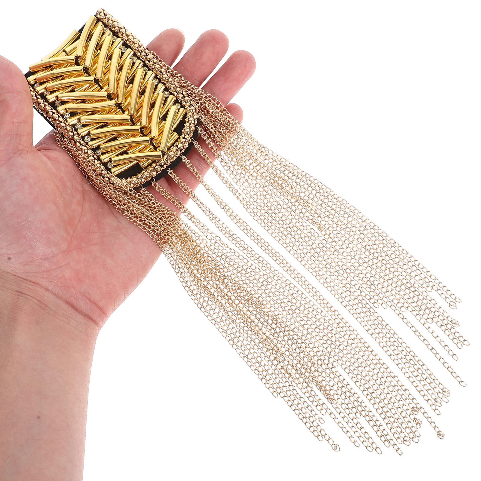 

Handmade Beaded Pins Badge Brooch Lapel Pin For Men Suits Retro Style Men Suit Tassel Crystal Rhinestone Applique Repair