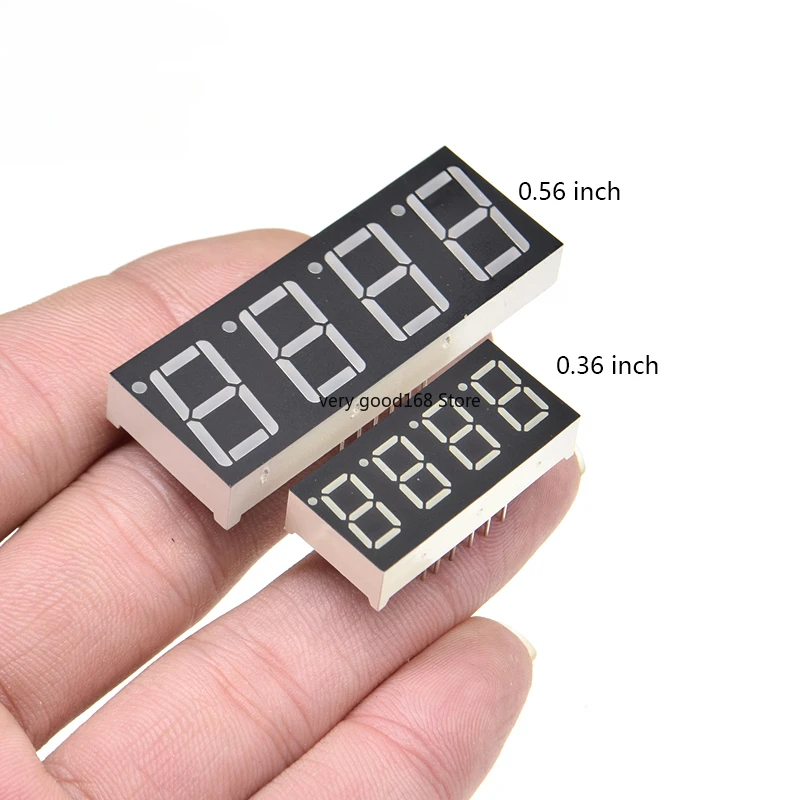 5PCS 1/2/3/4 bit Red Digital Tube Common Cathode/Anode LED Digit Display 1bit/2bit 0.28/0.36/0.4/0.56 inch 0.36inch 7 Segment