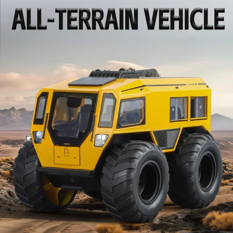 Simulation 1/24 SHERP All Terrian Vehicle Model Alloy Diecast Off Road Car Toy boy with Sound Light Collection Miniature Voiture