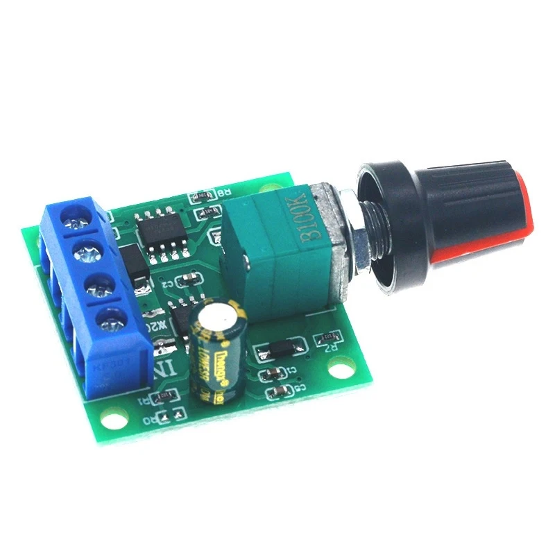 1 個調整可能な速度 DC モータードライバーホームセンター耐久性のある DC 1.8V 3V 5V 6V 12V PWM モーター速度コントローラー