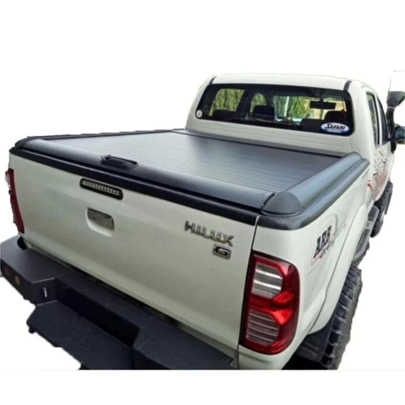 

Roll Up Truck Bed Pickup Electric Roller Lid Retractable Tonneau Cover For HILUX REVO ROCCO VIGO TACOMA SR5