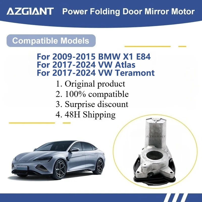 

AZGIANT For BMW X1 E84/VW Atlas/VW Teramont Car Wing Mirror Authentic Folding Motor Power Assembly Easy Installation R/L