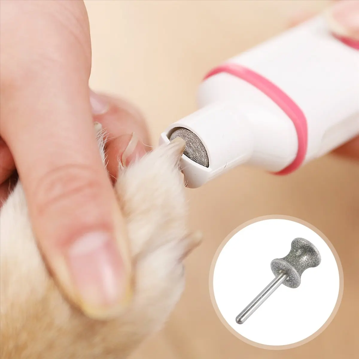 ABFW 2 Pack Dog Nail Grinder Bits for Rotary Tool Fits for and Many Others