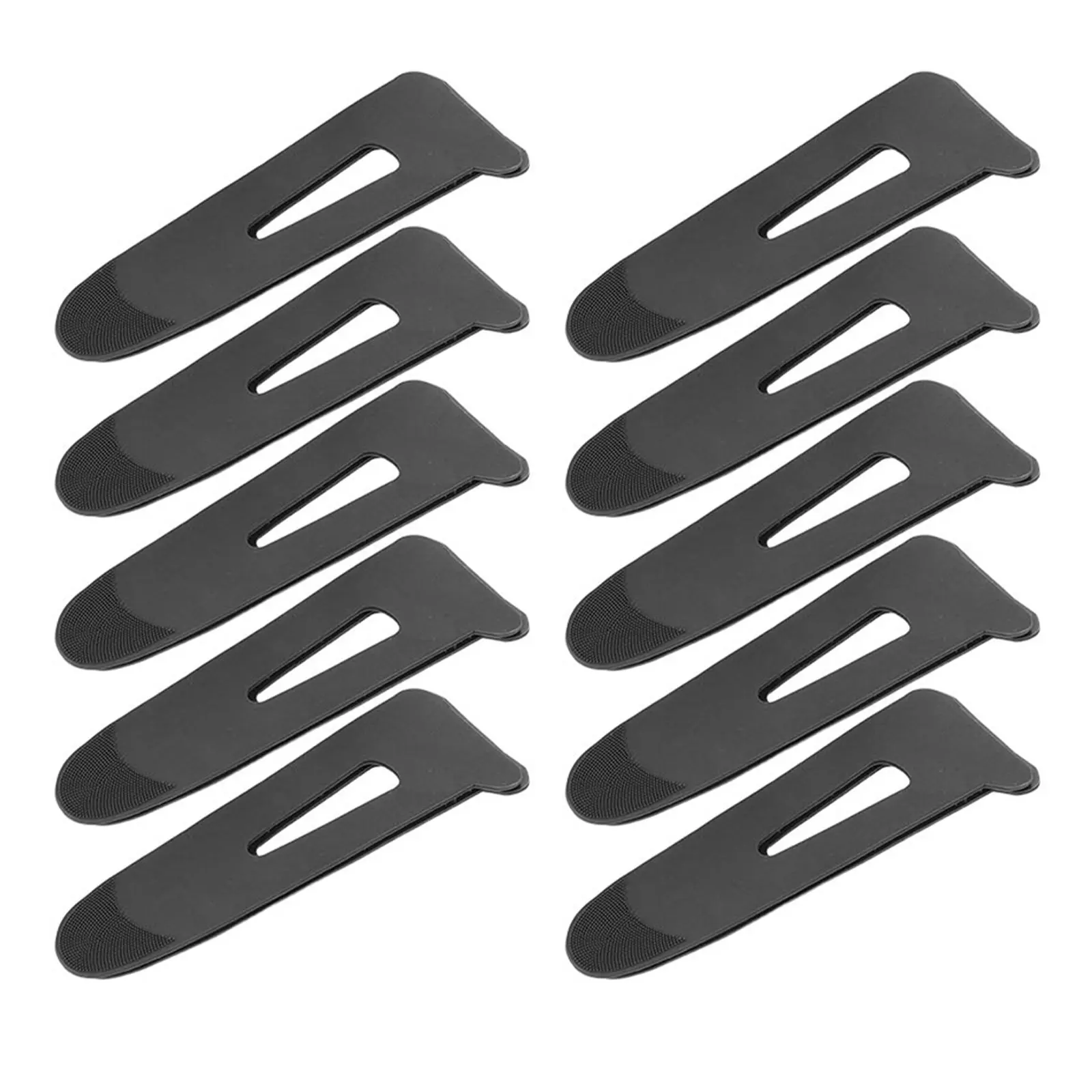 

10 Pairs Jacket Cuff Repair Patch with Hook TPU Adjustable Sleeve Fastener Tab Down Jacket Cuff Strap for Windbreaker Sleeve