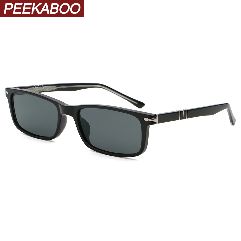 Peekaboo Women Sun Glasses Fashion Brown Green Black Male Square Frame Sunglasses for Men Summer Style Unisex Gift Items UV400