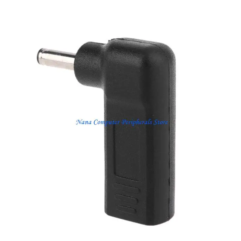 F68C الزاوية الصحيحة لمحول الطاقة Type-C إلى 4.0x1.35mm محول توصيل الذكور