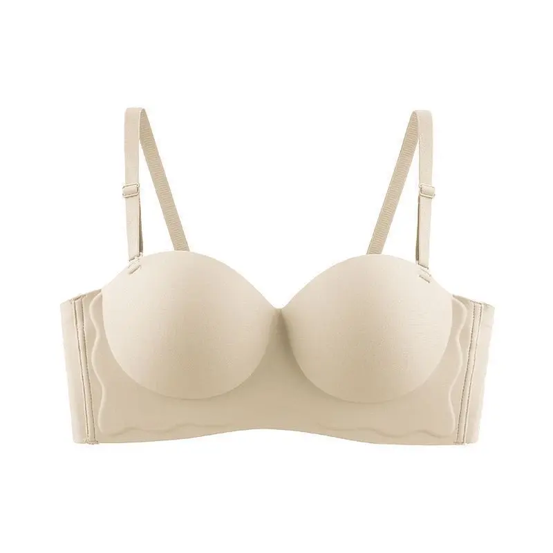 

Бюстгальтеры без бретелек с эффектом пуш-ап для женщин, нескользящие, на клейкой основе, без спинки, сексуальные бралетты с небольшими чашечками, с леопардовым принтом