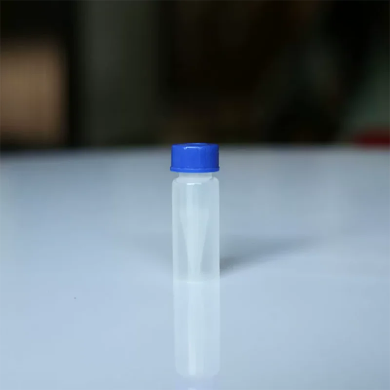 100PCS 1.5ml PP plastic transparent sample bottle 2ML sample bottle with cap pad