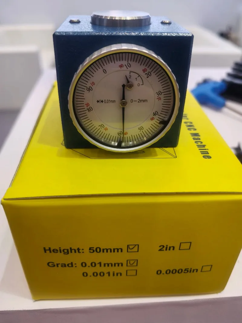 Ht-tools Tool Setting Instrument 0-2mm Scribe Meter with Z Axis Magnetic Base and Abrasive Disc