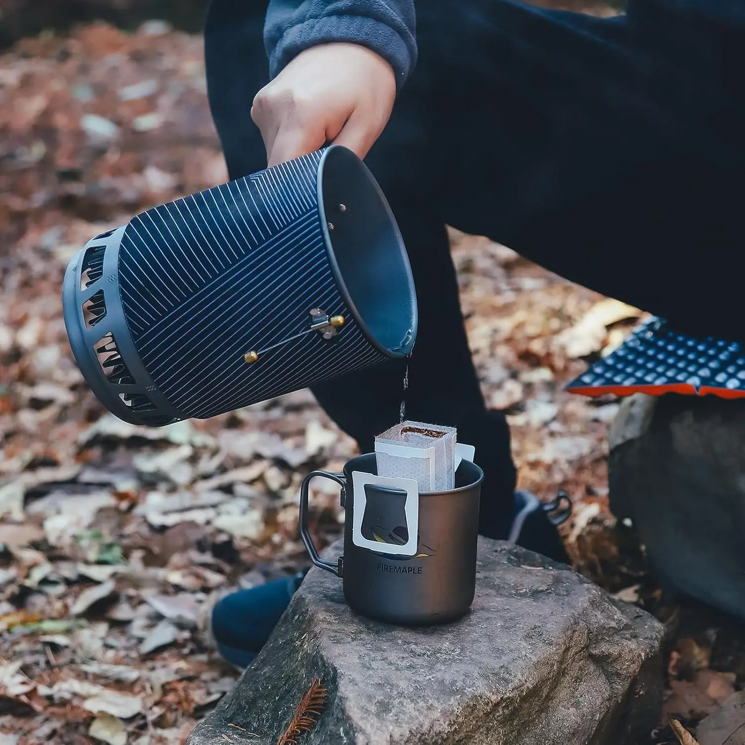 Compact Backpacking Stove for Hiking and Camping - Fast Boiling, Lightweight Outdoor Cooking Gear