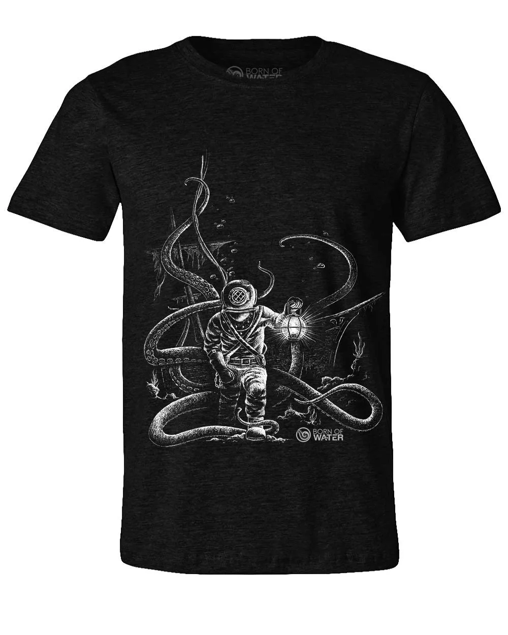 Deep Sea Hard Hat Diver T-Shirt_ Lurker _Scuba Diving  High-end Luxury Unisex Style Both of Men and Women