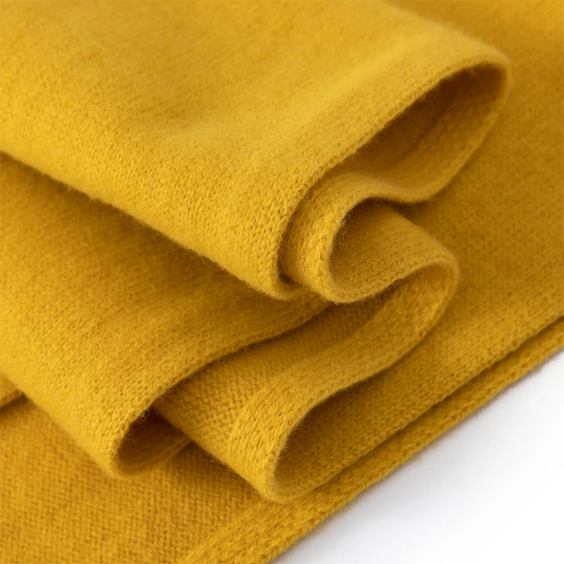 2025 invierno nuevo 100% bufanda de lana mujeres/hombres moda Color sólido al aire libre cálido suave lana accesorios de punto bufandas Unisex