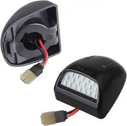 Conjunto de lámpara de placa de matrícula LED, para Chevy Silverado 1500, 2500, 3500, Suburban, Tahoe, GMC, Sierra, Yukon XL, Escalade, 2 uds.