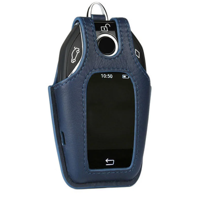 Fashionable Leather Remote Key Case Cover for BMW 7 Series G11 G12 Stay Fashion forward with Top notch Key Safety