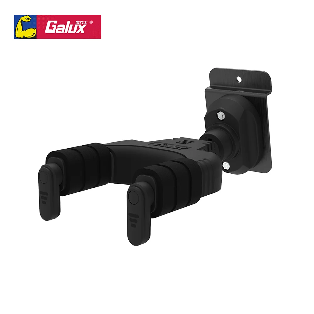 GALUX GH-110M Guitar Holder Zinc Alloy Gravity Self-Locking Wall Mount Hook Electric Acoustic Guitars Parts & Accessory