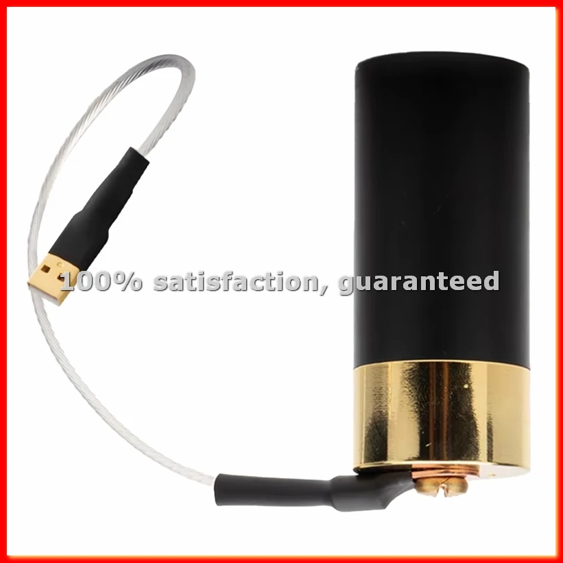 Ground Loop Noise Isolator GND Anti-Interference Electronic Black Cave Speaker Grounding Wire Power Purifier 15CM B-A13G
