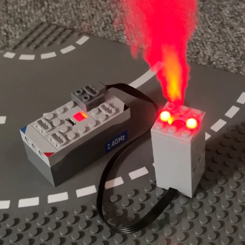 طوب رشاشة بمحرك تقني ، أدوات متعددة MOC ، قطع غيار سيارات قطار مؤازرة ، نموذج محرك لكتل البناء عالية التقنية ، ألعاب أطفال ، جديدة #1