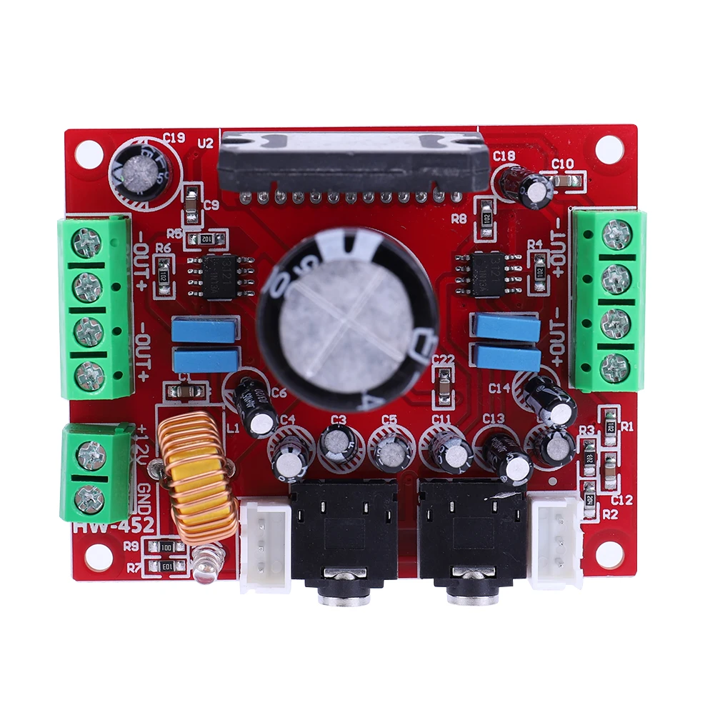 Fever Class Audio Amplifier Board DC 12V TDA7850 Stereo Amplifier Module 4 Channel with BA3121 Noise Reduction for Auto Audio