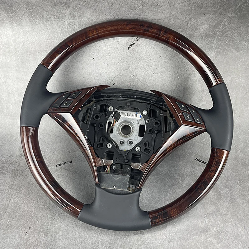 Wooden Steering Wheel for BMW E60 520i 528xi E61 07 08 09 10 11