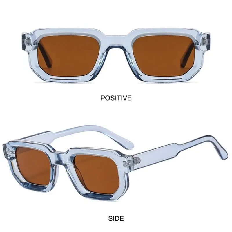 Fashion Retro Small Square Frame Sunglasses Women Shades UV400 Protection Vintage Punk Men Outdoor Sports Y2K Sun Glasses