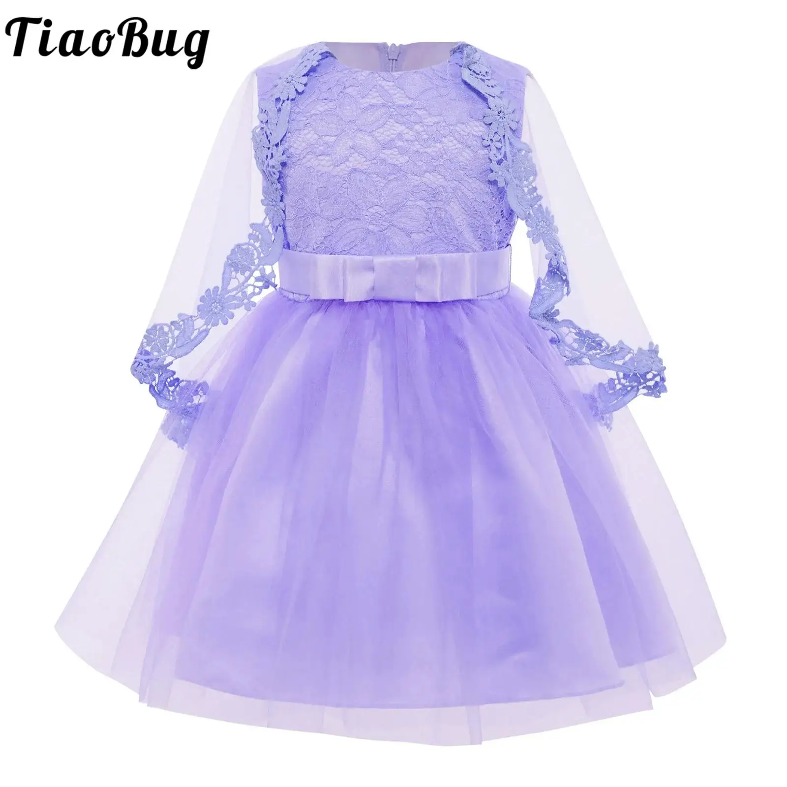 

Baby Girls Baptism Gown Sleeveless Lace Embroidery Tulle Tutu Dress Infant Wedding Party Pageant Banquet Christening Clothing