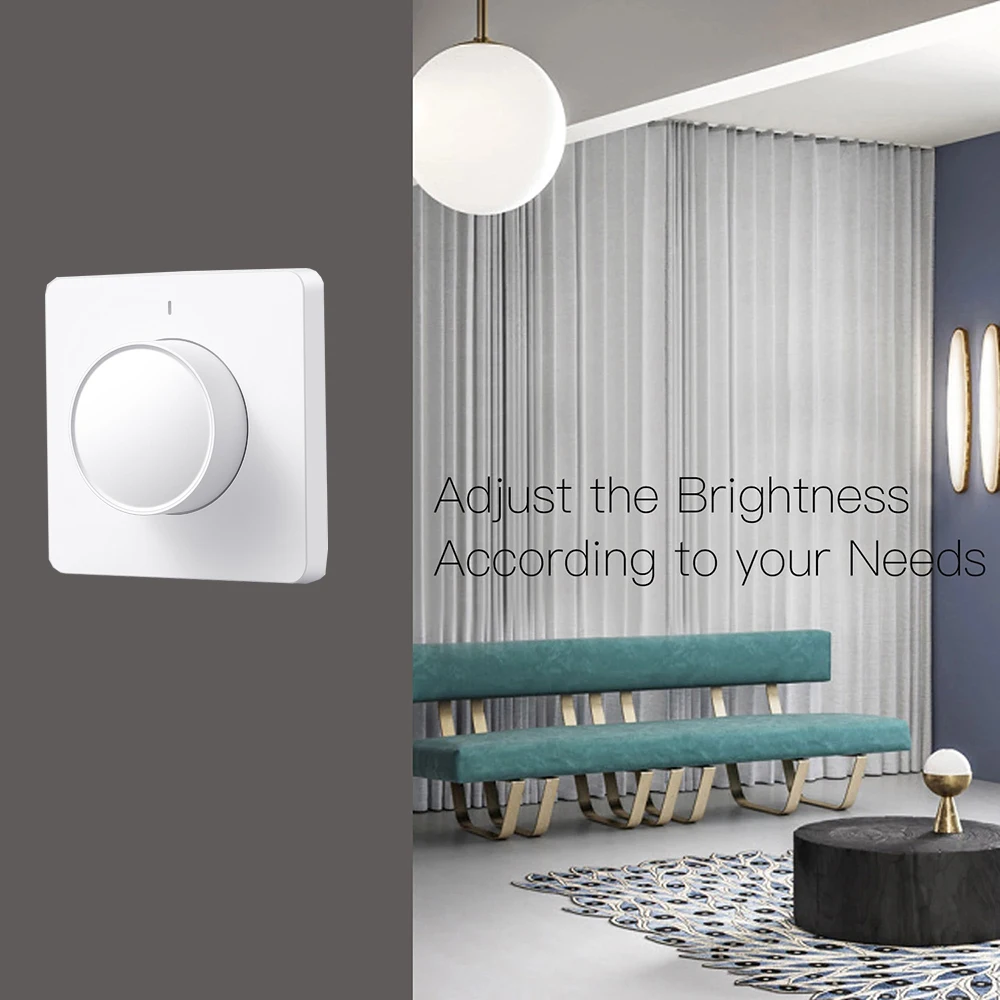 Imagem -05 - Tuya-interruptor de Luz Dimmer Inteligente Painel Dimming Interruptor Inteligente de Parede Funciona com Alexa Google Home Controle de Aplicativos Wi-fi Zigbee 220240v