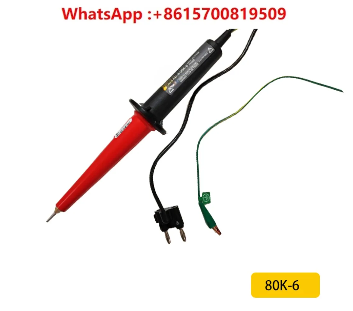 High Voltage Probe 80K-6/-15/- 400,000 Meter AC DC High Voltage Probe Probe