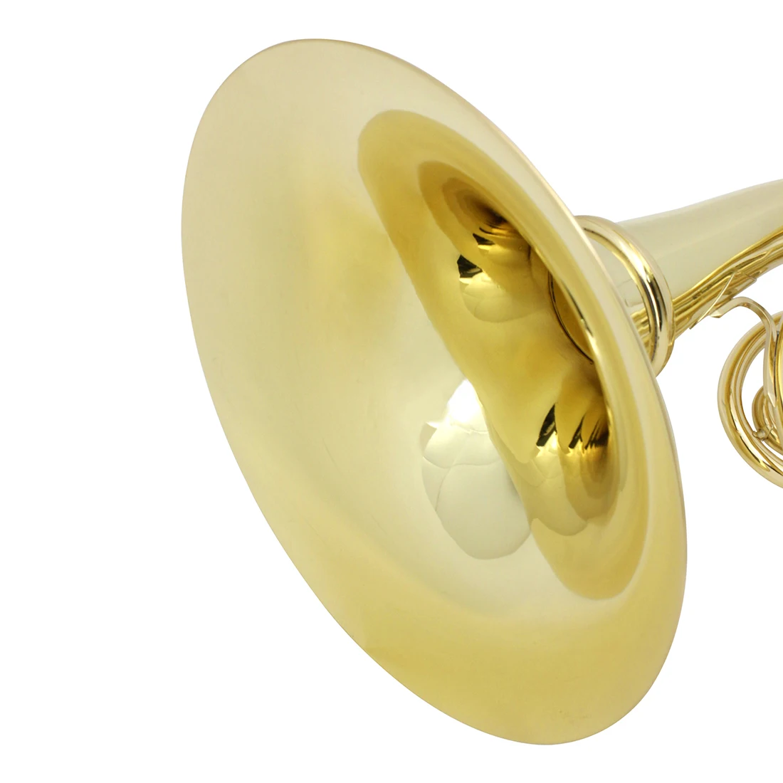 SLADE شقة 3/4 مفتاح القرن الفرنسي Bb النحاس سبليت الجسم الذهب المهنية الفرنسية القرن جرس كبير النحاس أداة نحاسية مع أجزاء #5