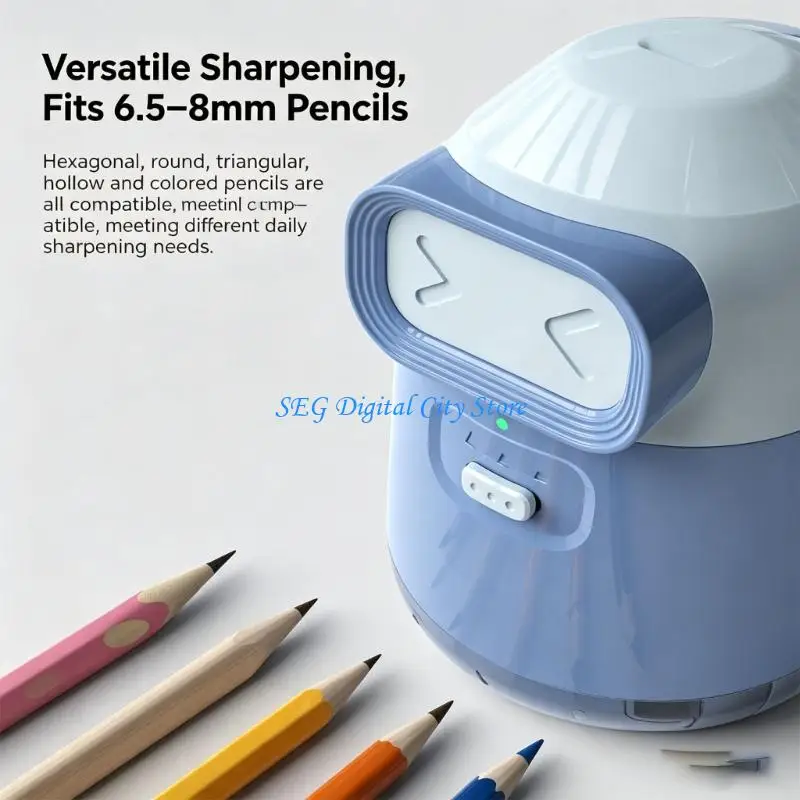 U75B Clean Desk Electric Sharpener Sharpening Tool for Class and Study Tables Daily