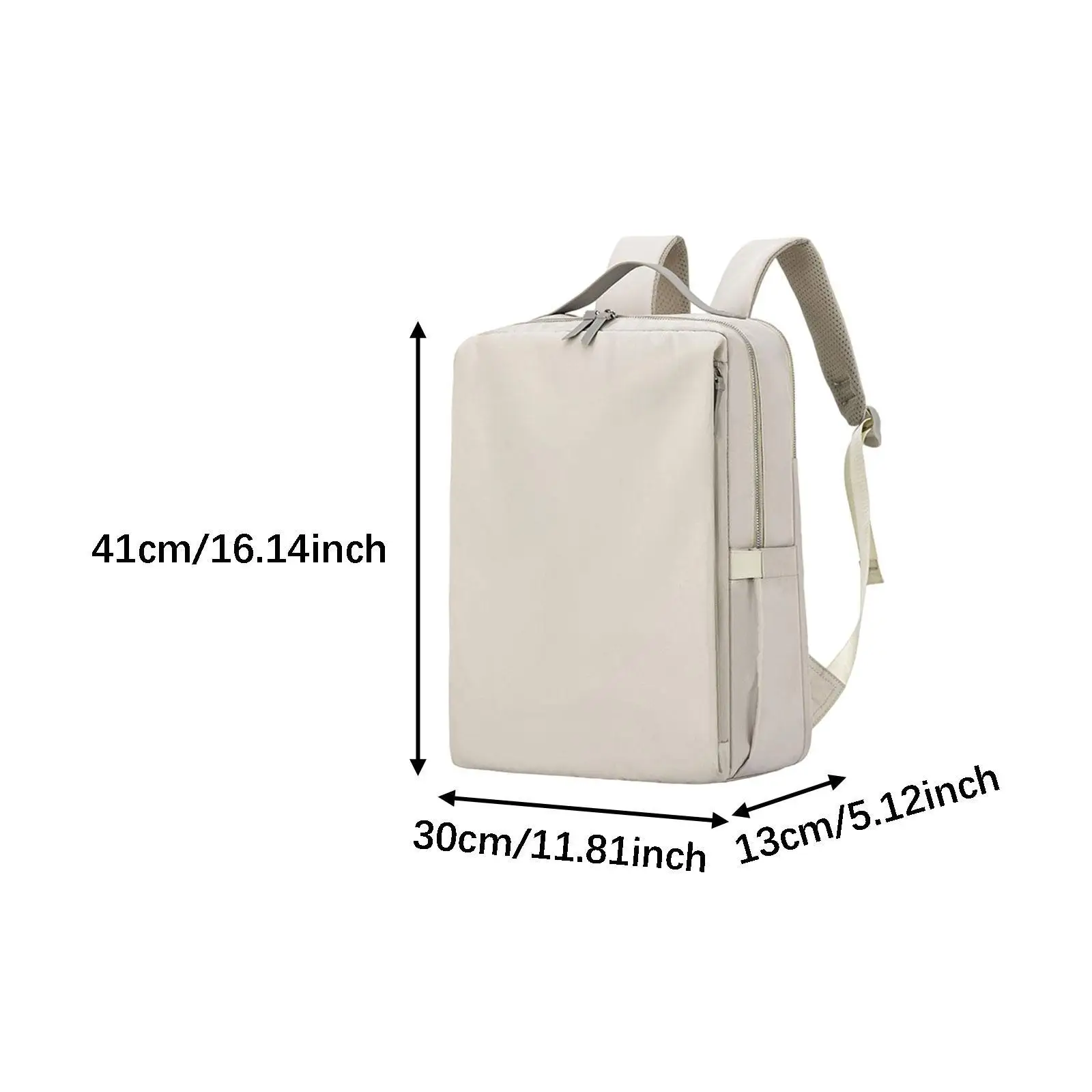 Laptop Bag Shockproof Sleek Design Zipper Closure Computer Backpack Handbag Casual Daypack for Airplane Commuting College Travel