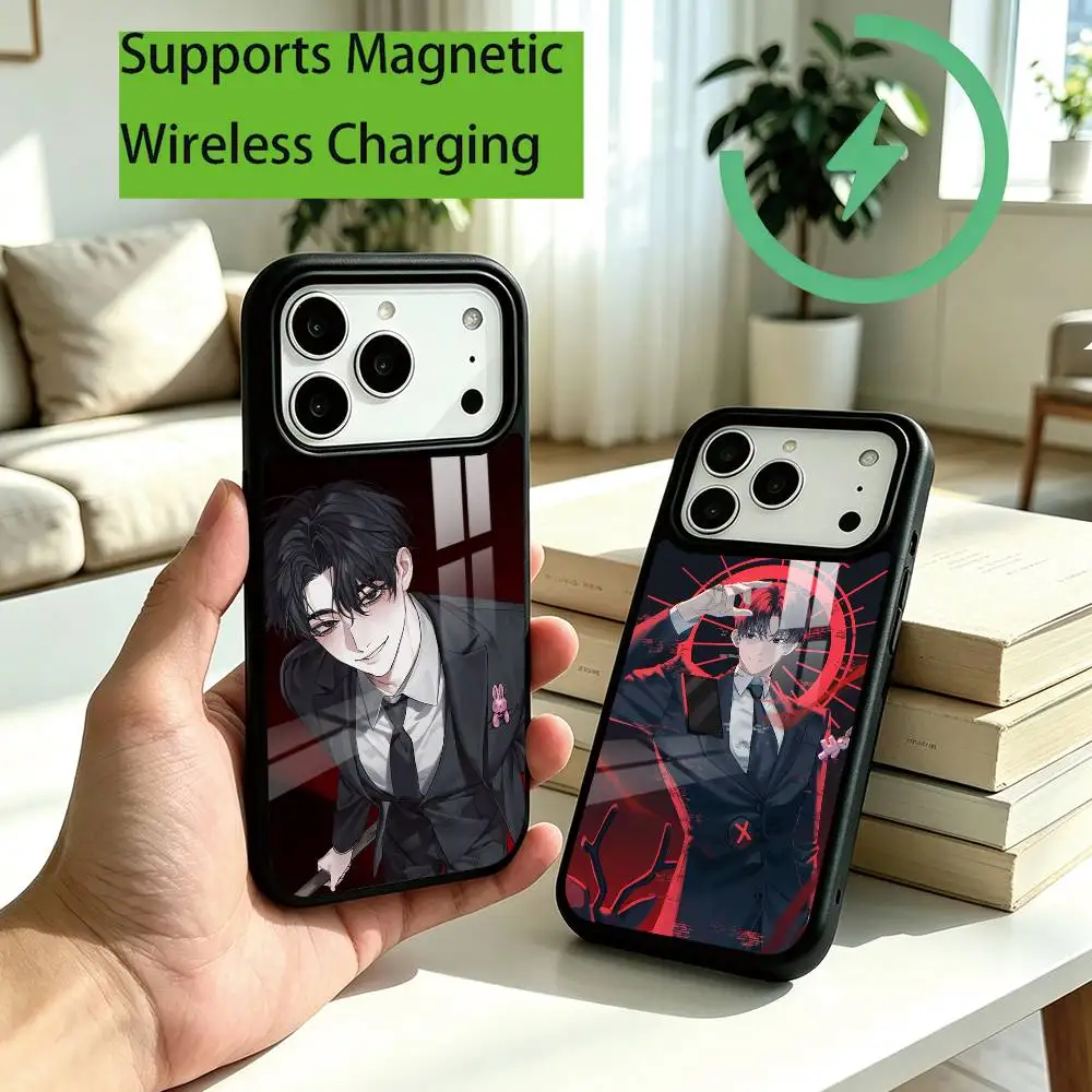 K-Kim S-Soleum Novel GSGW Phone Case For iPhone18,17,16,15,14,13,12,11 Plus,Pro Compatible with magnetic wireless charging Gift