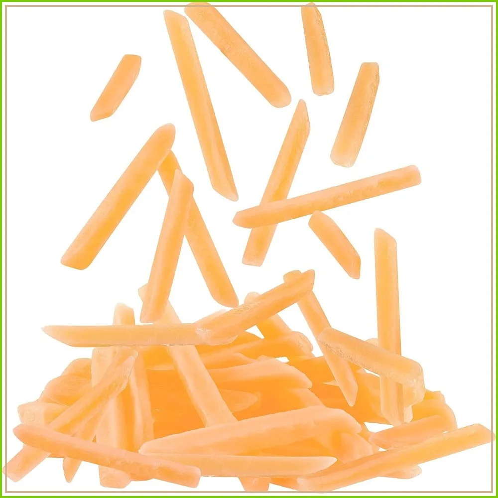 50 Pcs Fake French Fries Play Food Simulation Artificial PVC Kitchen Toy Decoration Lifelike Restaurant Window Display Party Trick