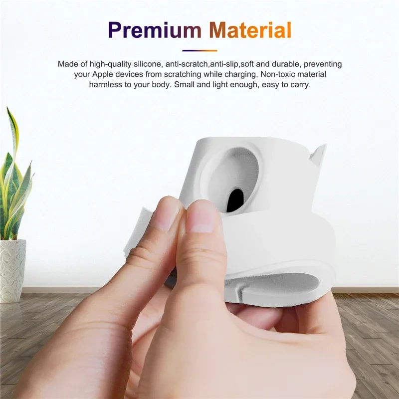 3 In 1 Phone Watch Earphone Silicone Charging Stand Holder for IPhone 14 15 Pro Max IWatch Airpods Pro 2 3 Dock Station Soporte