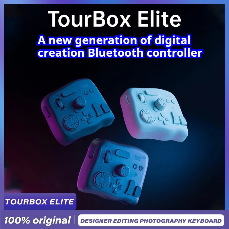 

TourBox Elite Bluetooth консоль пользовательский художник дизайнерские быстрые клавиши Редактирование фотографии клавиатура под заказ ABS клавиатура ПК подарок