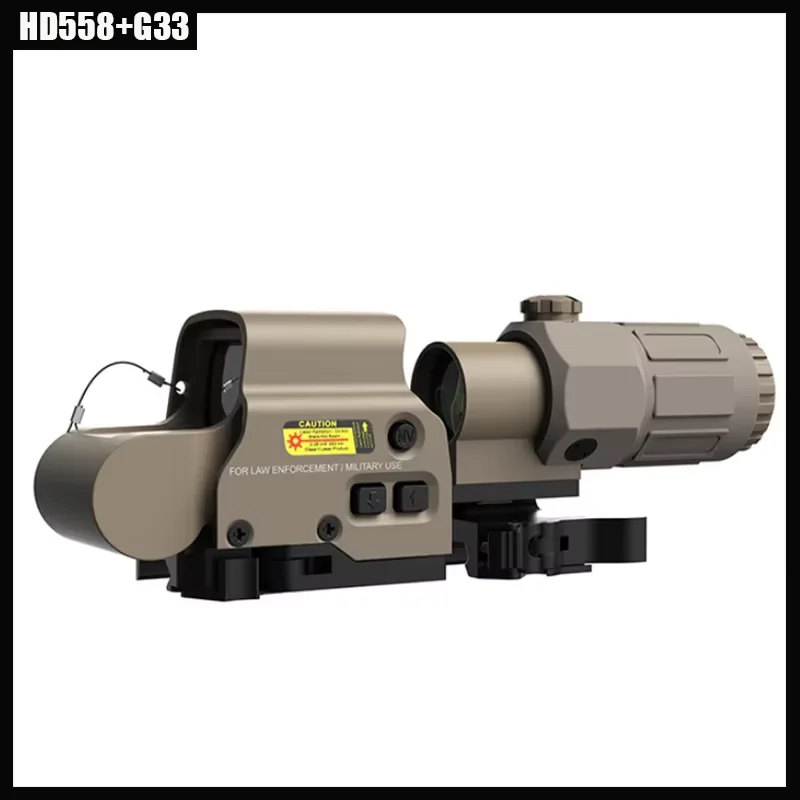 Eot * ch 558 G33 المكبر المجسم نطاق البصر للطي الجانب الوجه G33 3X مكبرات ل 558 556 553 التكتيكية منعكس Riflescope