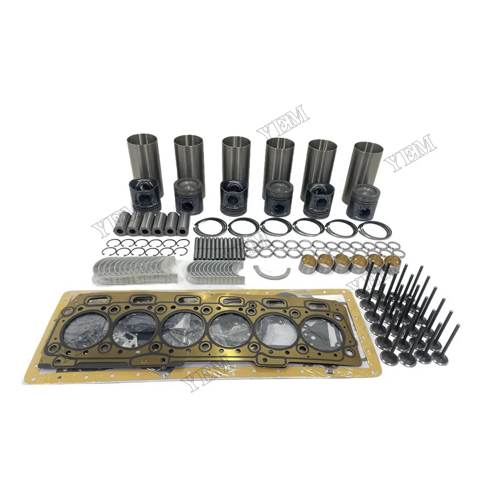 For Caterpillar Diesel Engine C6.6 Overhaul Rebuild Kit With Gasket Set Bearing&Valve Train