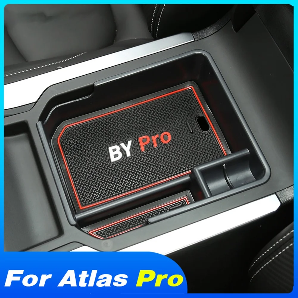 For Geely Atlas Pro Azkarra 2021 Car Central Console Armrest Storage Box Holder Interior Organizer Glove Tray