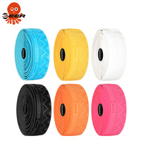 SEER Anti-Slip Road Bike Handlebar Tape PU+EVA Silicone Shockproof Handle Bar Tape With Bar End Plugs Bicycle Accessories