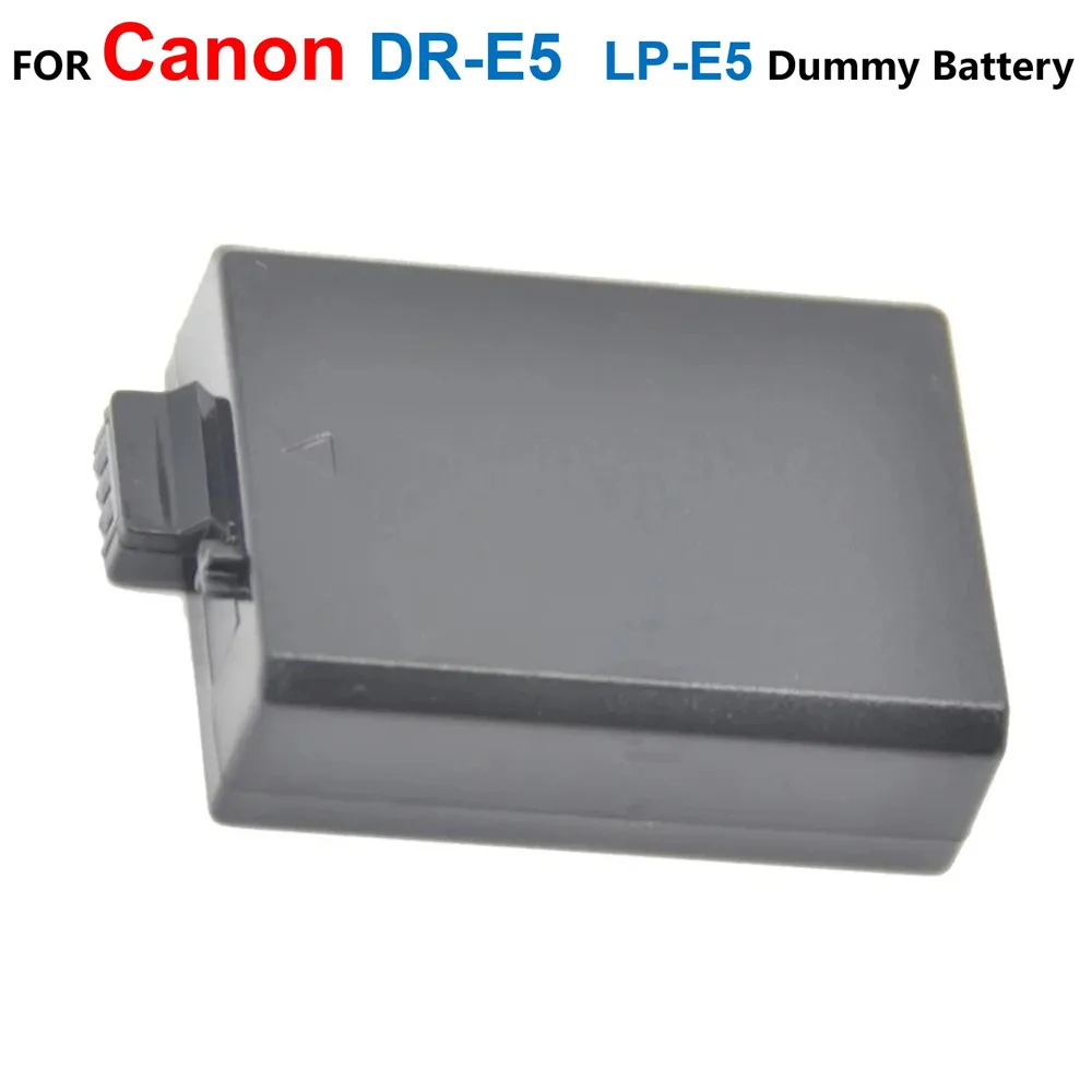 

DR-E5 DC Coupler LP-E5 Fake Battery Fit Power Adapter For Canon EOS Rebel XSi XS 450D 500D 1000D Kiss F X2 X3 T1i Camera