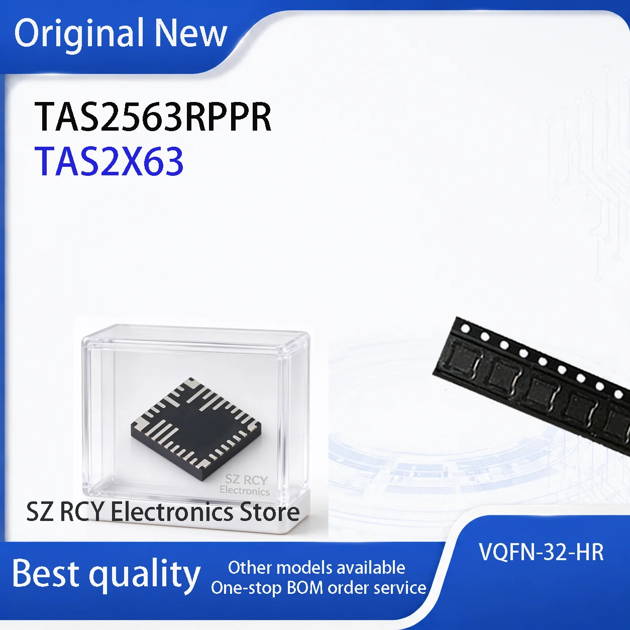 (2-50 PCS)NEW TAS2563RPPR TAS2563 TAS2X63  VQFN-32 IC Chip