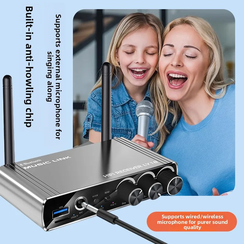 Bluetooth 5.4 Transmitter Receiver AUX Optical Coaxial Wireless Audio Adapter with Remote for TV PC