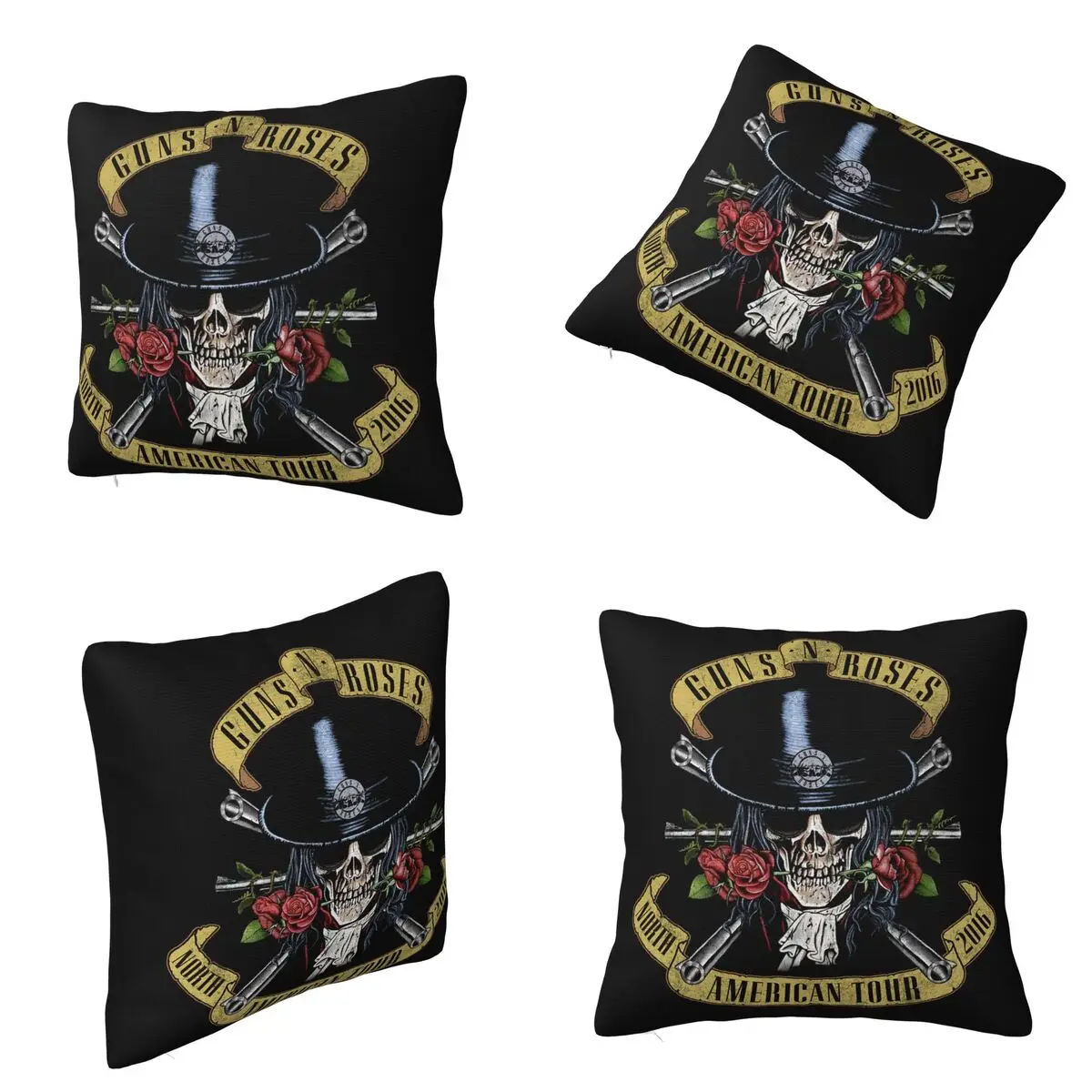 

Чехол для подушки Guns N Rose Heavy Metal в стиле стимпанк, музыкальная квадратная наволочка, наволочка для домашнего дивана, гостиной