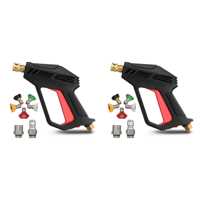 AB45 2Set Idropulitrice 4000 PSI Versione di aggiornamento Idropulitrice per auto con connettore M22-14 mm e ingresso rapido da 3/8 pollici