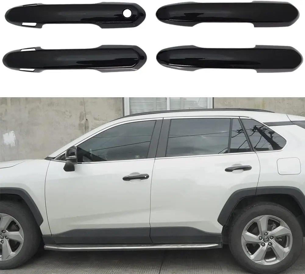 

Door Handle Cover For 2019 - 2023 Toyota Rav4 2020 -2023 Highlander Exterior Door Handle Cover with 2 Sensor Openings