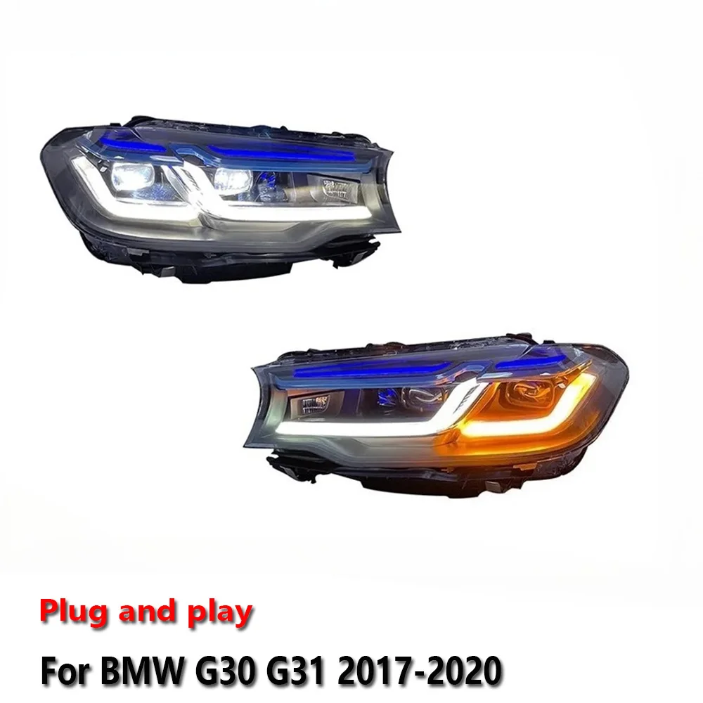 

Car Accessorie Lights for BMW G30 G31 G38 LED Headlight 2017-2021 5 Series 530i 525i M5 G38 Headlamp Front DRL Signal